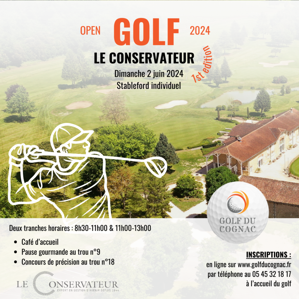 compétition golf cognac simple le conservateur